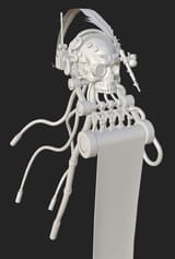 lowpolybakeskullwip
