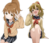 Sumire and Hinagiku