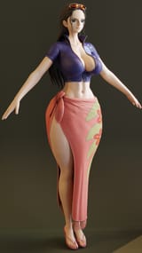Nico Robin Model WIP