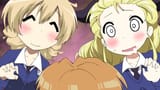 __assam_darjeeling_and_orange_pekoe_girls_und_panzer_and_yuyushiki_drawn_by_youmou_usagi__240a7e60dc60f79858fb7e25fd697380