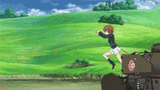 Miho leaps