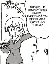 Turning up without being invited, everyone&#039;s tea friend Miss Darjeeling is here!