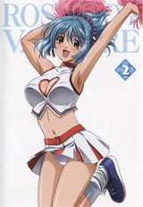 yande.re 32170 cheerleader cleavage disc_cover kurono_kurumu pantsu rosario_+_vampire