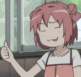 akari thumbs up