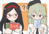 __anchovy_and_saemonza_girls_und_panzer_drawn_by_yabai_gorilla__764f6338d989de7263b9542d66942452