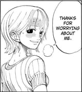 cute sickly nami thanks you for your cute concern