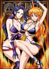 Sinful nami and robin one piece