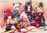yande.re 363712 sample asia_argento cleavage highschool_dxd himejima_akeno kimono no_bra open_shirt rias_gremory toujou_koneko