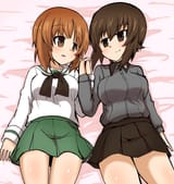 __nishizumi_miho_and_nishizumi_maho_girls_und_panzer_drawn_by_asyura_kumo__3ee034eac2a26786e22952d8cdd5c483