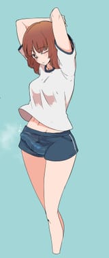 __nishizumi_miho_girls_und_panzer_drawn_by_aomushi_mushamusha__sample-966bd64959e09f65a93037e16e830bc3