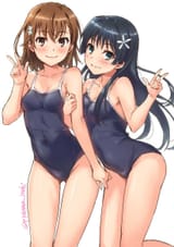 __misaka_mikoto_and_saten_ruiko_toaru_majutsu_no_index_and_1_more_drawn_by_isshi_pyuma__03f515f68118582294f2e94eeae5899a