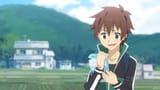kazuma with the newest game