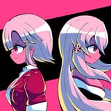 __tachibana_mei_and_yusa_jashin_chan_dropkick_drawn_by_shadow_modeler3622__09c7950fc1344430b68f003ee8e0d0ab