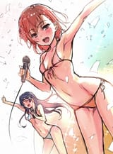 misaka saten swimsuit contest