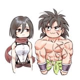 broly x mikasa