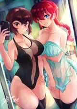 __ranma_chan_and_tendou_nabiki_ranma_1_2_drawn_by_zee_n3__d490e3d7fe8518e382822ae40d3dd65c