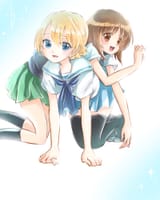 __nishizumi_miho_and_darjeeling_girls_und_panzer_drawn_by_2guru_and_rurikoke__f5d331d39d2ca6447089407bd0a0c201