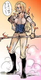 Sabo become Anne (flame of Becca still better)