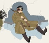 Chihiro was handed a rifle with no bullets