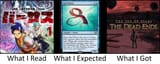 VersusWhatIReadWhatIExpectedWhatIGot