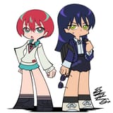 __amate_yuzuriha_and_nyaan_gundam_and_2_more_drawn_by_flo_guilty_hearts__a728323fab959628420c7219d53bbbf7