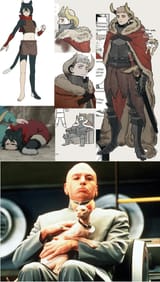villain and his cat