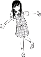 Kaede hugs