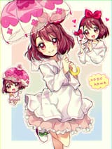 __hanadera_nodoka_and_rabirin_precure_and_1_more_drawn_by_eru__546bc0820b95cb59f2d9adc053ac1f70
