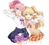 __jougasaki_mika_and_jougasaki_rika_idolmaster_and_1_more_drawn_by_nyum__b266a29ffbec999cb4917ac7b4c1d440