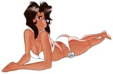 Rally white bikini - drawfag