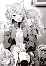 Ajisai hugging Satsuki&#039;s pussy