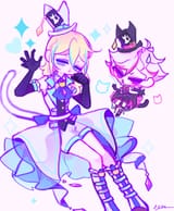 DARK NIGHTMARE magician cat coord