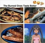 burned