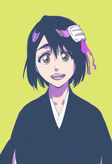 hinamori momo, artist_ kubo tite, shihakusho, bleach, portrait, japanese clothes s-4038366414