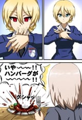 __darjeeling_and_itsumi_erika_girls_und_panzer_and_2_more_drawn_by_omachi_slabco__sample-f2e9a805307f400677797e0c0bd3e387
