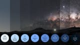 Night sky chart