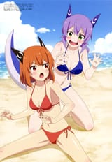 yande.re 1232260 bikini flatorte horns laika_(slime_300) satou_haruka slime_taoshite_300-nen_shiranai_uchi_ni_level_max_ni_nattemashita swimsuits tail
