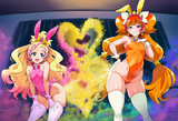 best quality, very aesthetic, dark room, drawn by {{yabuki kentarou}}, drawn by s-92857684