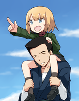 __katyusha_and_shinzaburou_girls_und_panzer_drawn_by_kakizaki_chou_neji__d6e03389eda4e6af3e61f4a10233ed40