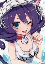 @nononozora1107 SB69の水着シアンちゃん少しだけ綺麗に直しました。沢山のいいね