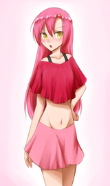 Crop top waifu