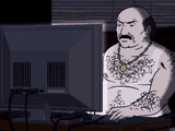 carl at computer