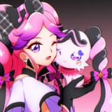 __cure_kiss_and_meroron_precure_and_1_more_drawn_by_est__d8b3eb41243bc34df65af6e79bbb7ffe