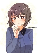 __nishizumi_maho_girls_und_panzer_drawn_by_namatyoco__3de95e4182025d9a59ddc157ba7b5eaa