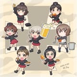 __nishizumi_maho_itsumi_erika_akaboshi_koume_kojima_emi_hida_ema_and_2_more_girls_und_panzer_drawn_by_oekaki_baccho__612e61b29e6a517fdb41f3587413c9ee