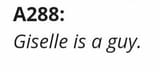 Giselle is a guy (1)
