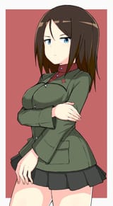 nonna (girls_und_panzer) drawn by tanuki_noyama - b92ab34bc89231bcb55275d65e1b20f8