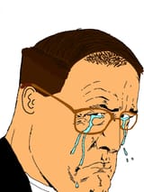 Crying senile gag manga artist