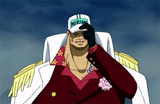 akainu-brushing-hair
