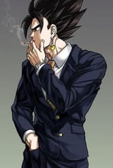 smoking vegito